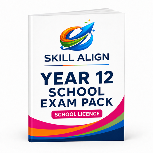 Skill Align Year 12 School Exam Pack book cover